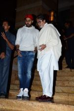 Amitabh Bachchan, Abhishek Bachchan at Manish Malhotra presents Mijwan-The Legacy in Grand Hyatt, Mumbai on 4th April 2015